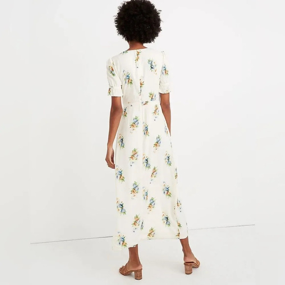 MADEWELL Ruffle Sleeve Maxi Dress in Classic Corsage - Picture 3 of 10